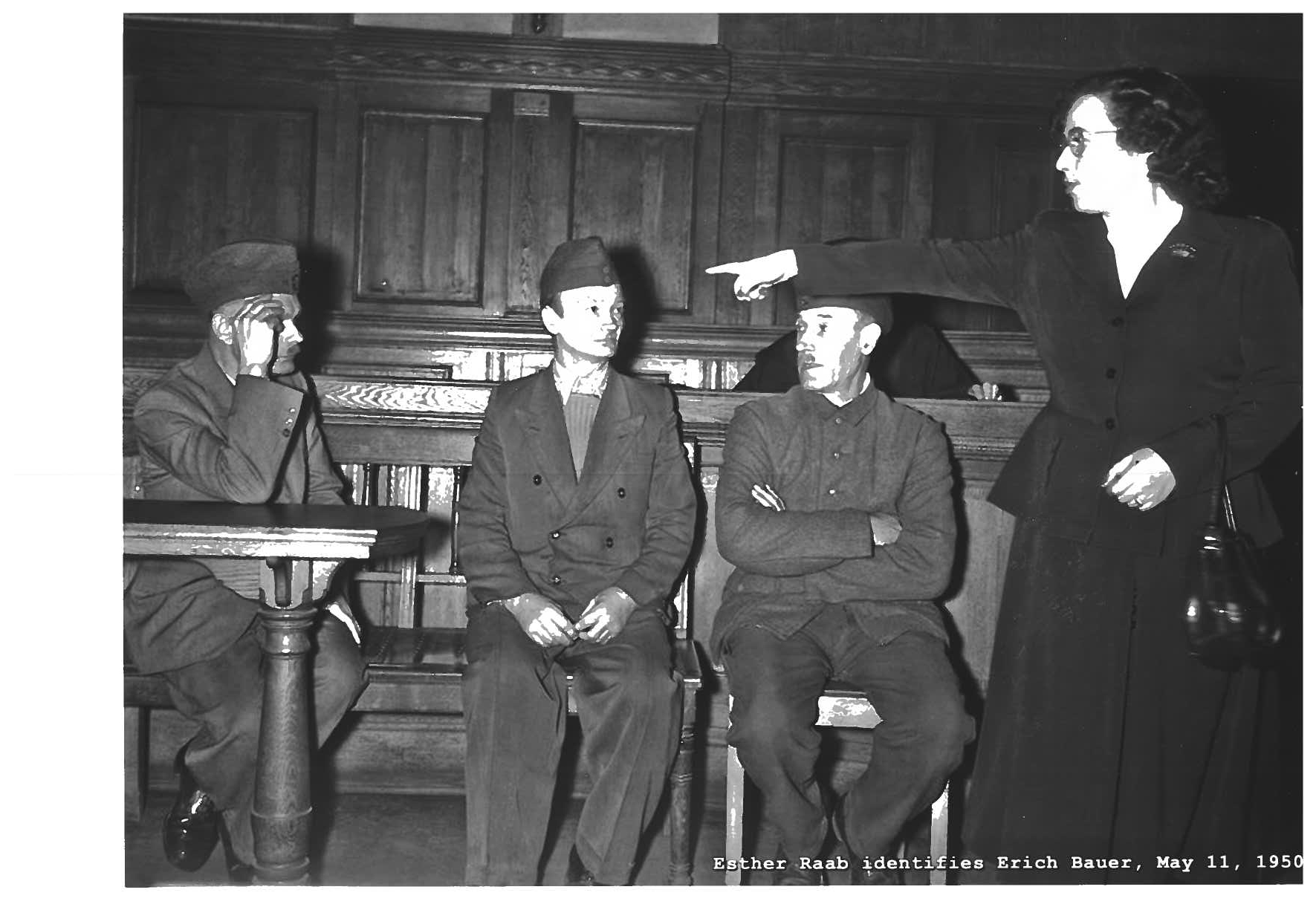 Esther at trial 1950