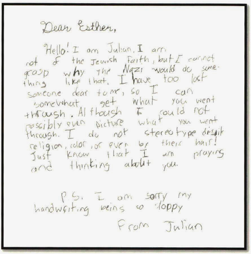 Letter from Julian