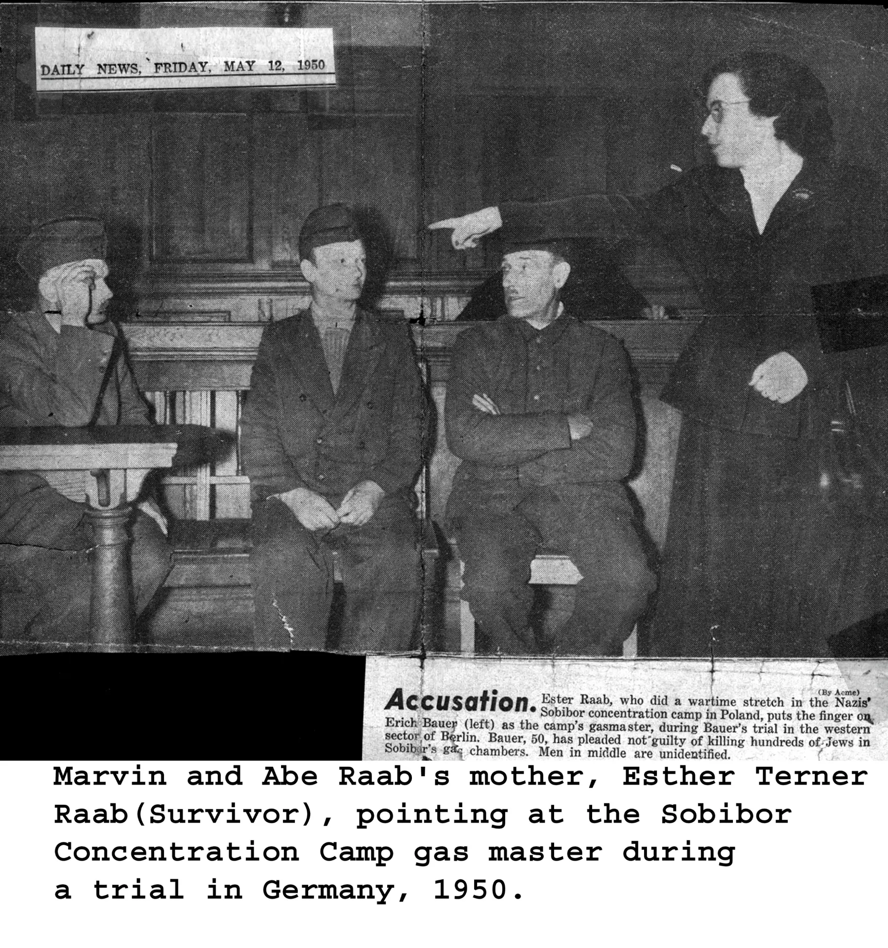 Esther at Trial with caption