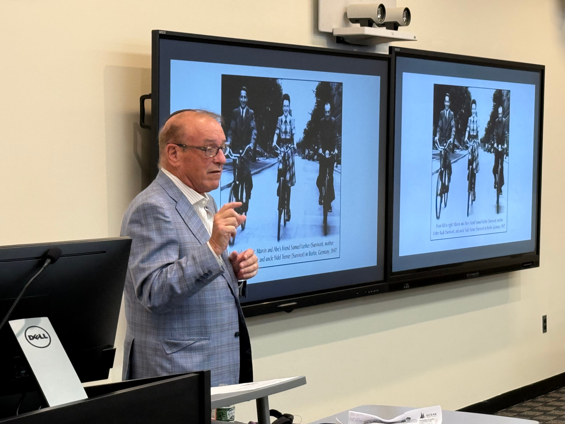 Marvin Raab presenting at Ocean County College