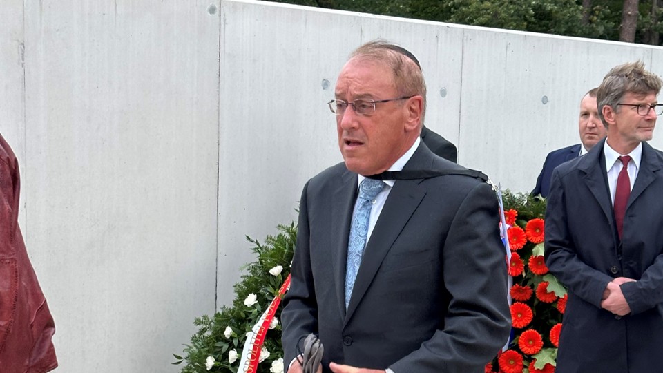 Marvin at Sobibor Commemoration